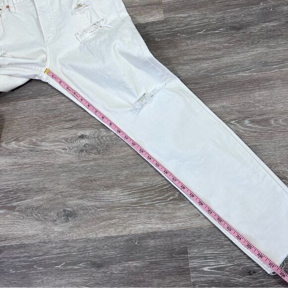 Free people Lacey stilt cream distressed jeans ankle - Picture 3 of 9